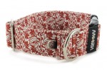 Obojok Abstract Flower Red