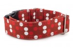 Halsband Red Dots - Detail des Musters