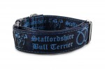 Obojok Staffordshire Bull Terrier Blue