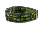 Obojok Staffordshire Bull Terrier Green