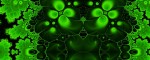 Obojok Abstract Green