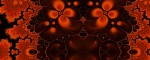 Obojok Abstract Red