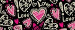 Obojok Love Hearts  - Vzor