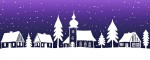 Vodítko Winter Village Blue