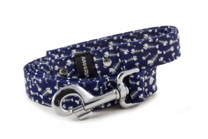 Leash Fishbone Blue