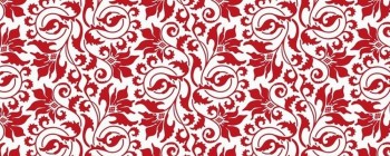Abstract Flower Red
