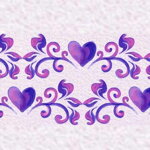 Obojok Heart in Ornament