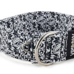 Obojok Abstract Flower Black