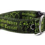 Obojok Staffordshire Bull Terrier Green