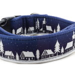 Obojok Winter Village Blue