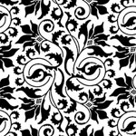 Obojok Abstract Flower Black