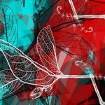 Vodítko Turquoise Red Mood
