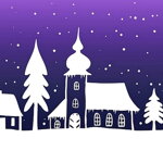 Vodítko Winter Village Blue